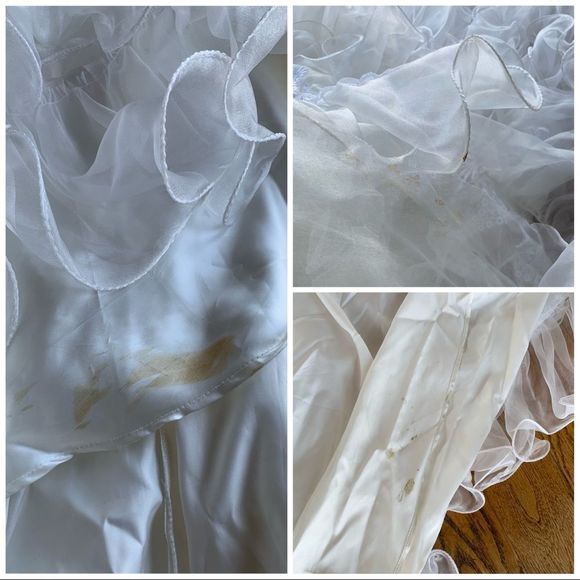 San Martin Vintage 80’s Wedding Dress and‎ Veil - Picture 13 of 17